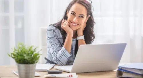 Woman thinking about TEM solutions