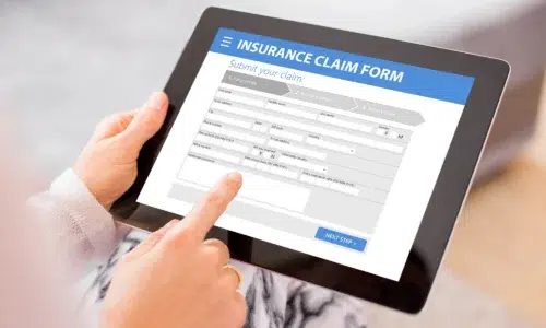 Insurance claim form